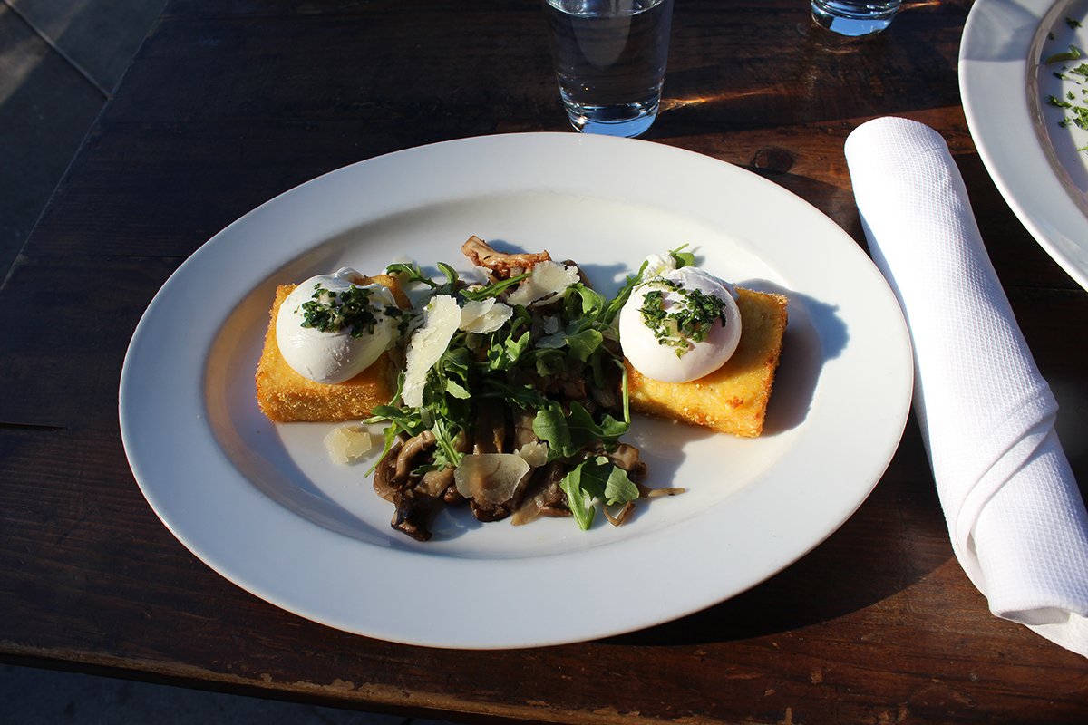 Crispy Polenta Cakes from Tavern Park located on Washington Square Park in North Beach.